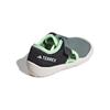 Baby Adidas Captain Toey Breathable And Lightweight Low Top Toddler Shoes Gray Green IF3109