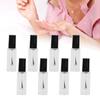 8 Stück Nachfüllbare Nagellackflaschen Transparentes Glas Nagellack Rechteckige Flaschen 7ml