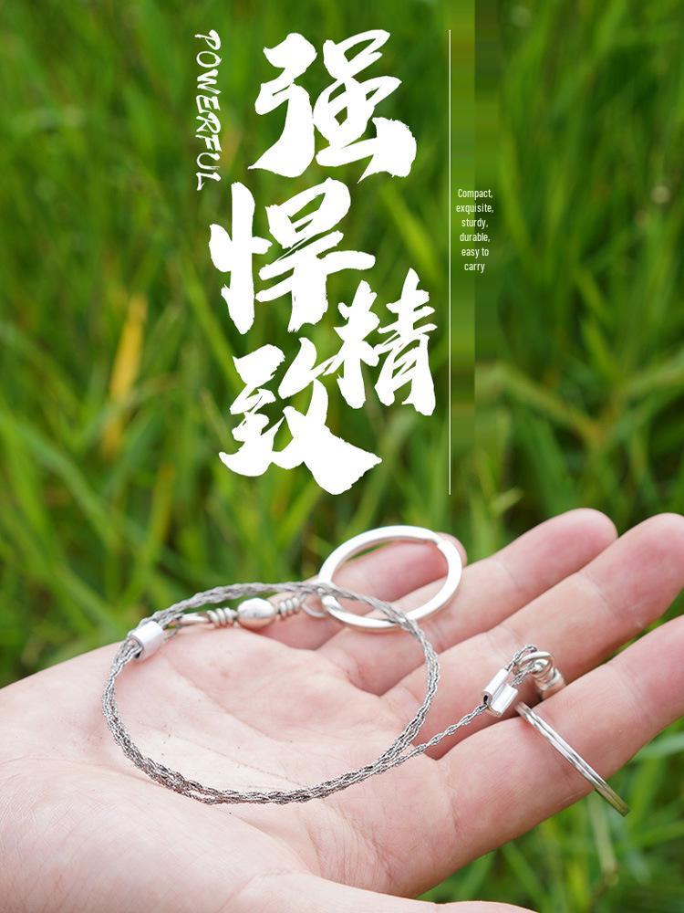 Stainless Steel Wire Hand Saw - Portable Outdoor Survival Tool