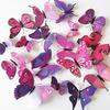 3D Butterfly Wall Stickers – 12 Sets for Bedroom, Living Room, or Wedding Decor