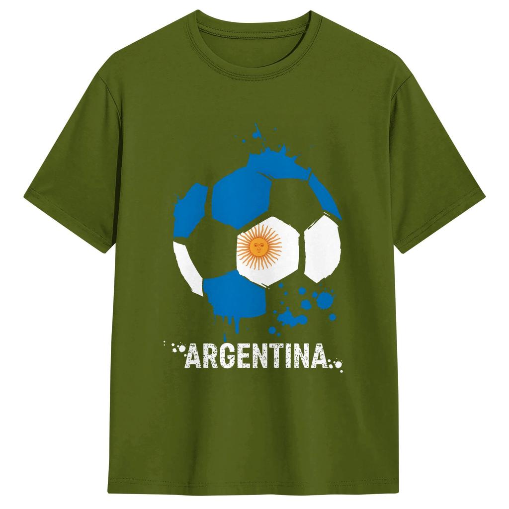 Argentina Flag Tshirt Summer Harajuku Tshirts Unisexs 100 Cotton O Neck Plus Size Tees Short Sleeve Vintage Tops