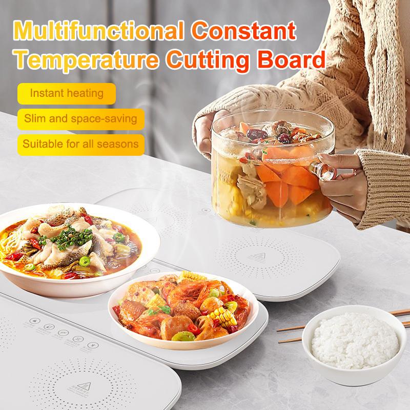 Wielofunkcyjna Elektryczna Taca Podgrzewająca Jedzenie Stała Temperatura Ciepły Talerz Szybkie Ogrzewanie Pełnej Powierzchni Ciepłe Potrawy