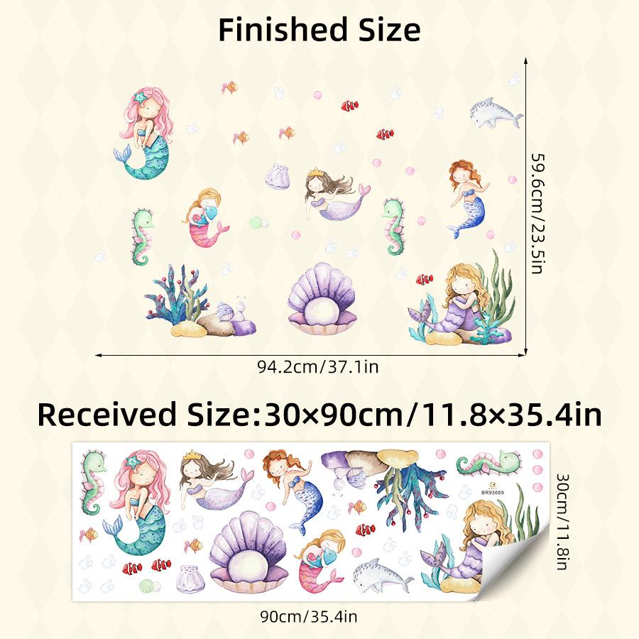 1Pc Cartoon Octopus Marine Animal Furniture Wall Stickers for Bedroom Living Room Decor Nursery Home Decoration Wall Decals
