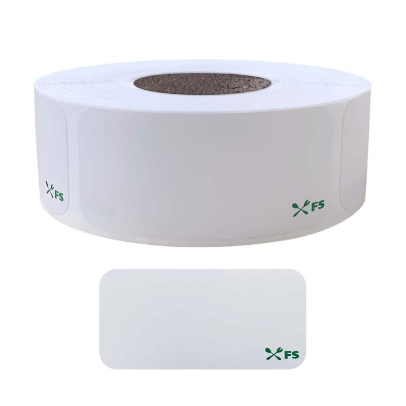 

500 Pcs Write-On Sticker Labels Kitchen Food Date Labels for Storage Bin Food Container Easy to Use Food Container 1