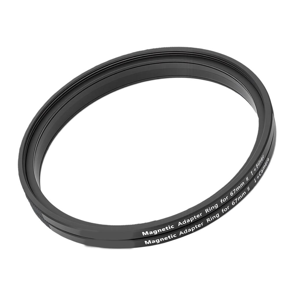 67mm Magnetic Lens and Filter Adapter Ring Kit Aluminum Alloy Lens Filter Adapter Ring for Threaded Filters