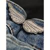 1 Pair Of Waist Shaper Wing Buckles With Detachable No-Nail No-Sew Buckle For Jeans - Detachable Waistband Reducer