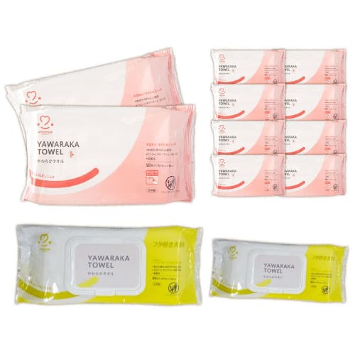 Amethyst Baby Wipes, More Trial Set, Made In Japan, 99% or More Water, Alcohol-Free, Fragrance-Free