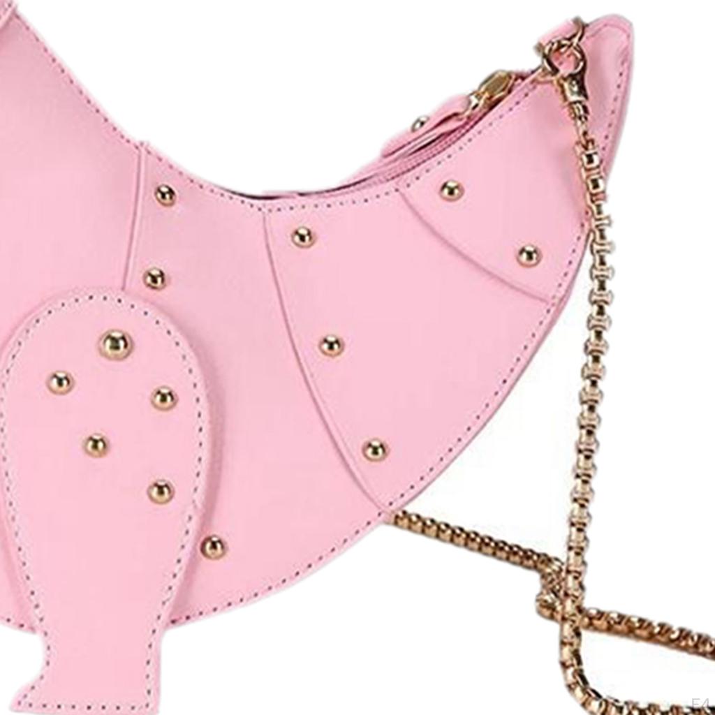 Chic Girl's Shoulder Bag with Unique Chain Strap Design