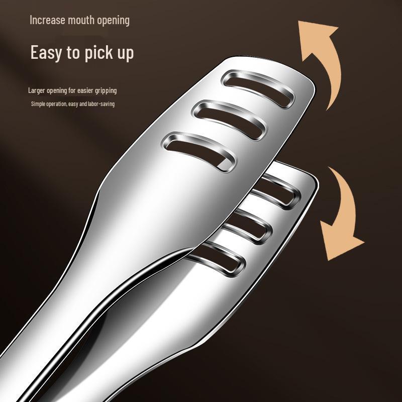 316 Stainless Steel High-Temp Resistant Food & Barbecue Clip for Kitchen and Hot Pot