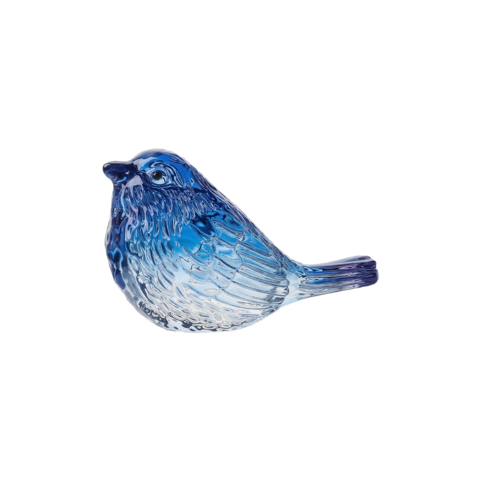 

Crystal Bird Figurine Decorative Sculpture Minimalist Creative Design Tabletop Ornament for Home Office Desk Shelf Display One Size синий