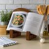 Vintage Wooden Cookbook Holder Multifunctional Display Stand Book Stand Table Easel  Book Reading