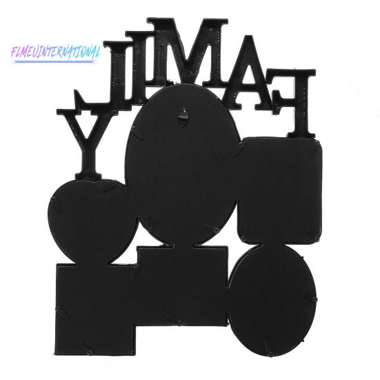 Multi-slots Rustic Family Photo Frame - Elegant Looking Picture Frame for Home Decoration, Rustic Plastic, Multiple Slots