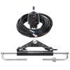 Hydraulic Outboard Steering Kit, 150HP, Marine Boat Hydraulic Steering System, with Helm Pump Two-Way Lock Cylinder and 24 Feet Hydraulic Steering