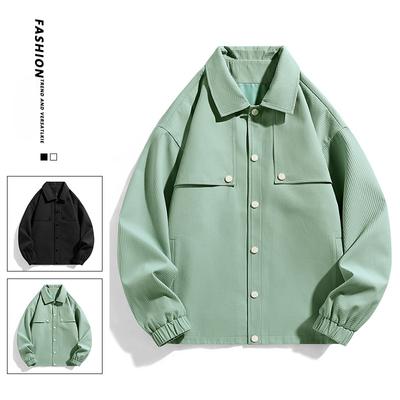Autumn New Trendy Youthful Versatile Casual Jacket for Men Japanese Trendy Brand Men's Lapel Jacket for Men