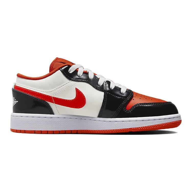 Air Jordan 1 Low SE GS Halloween Dziecięce Trampki Pomarańczowe Team-Pomarańczowe Czarne DV1335-800