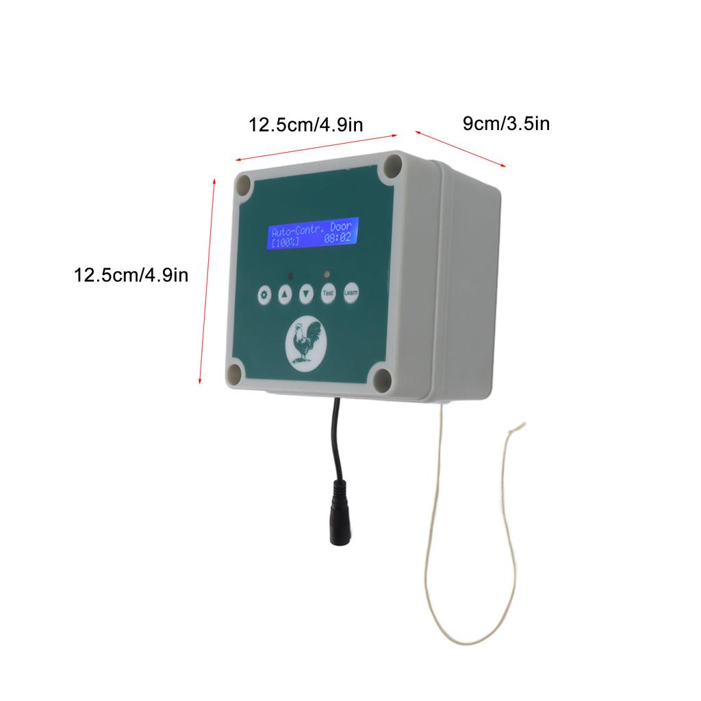 Automatic Chicken Coop Door Controller 100 To 240V Programmable Timer Electric Chicken Door Actuator Motor Set for Farm