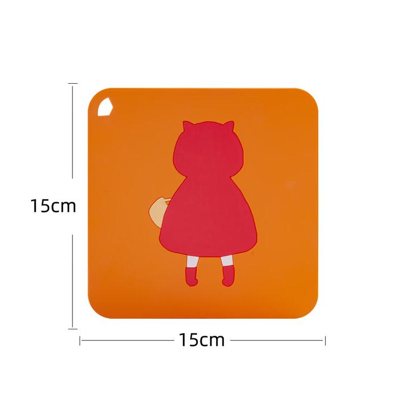 Zhinianhua Cartoon Silicone Coaster Set