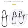 100PCS Black Strengthen Quick Snap Hook Connection Ring For Lure Fishing Accessories 10  For Hard Baits Or Soft Baits