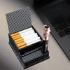 Portable Cigarettes Case Automatic Eject One-Click Cigarettes Retrieval Can Store 20 Cigarettes Box for Men