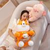 25/35/45cm Soft Animals Cartoon Dog Pig Chicken Pillows Cushion Lovely Stuffed Animal Plush Toy Birthyday Gift