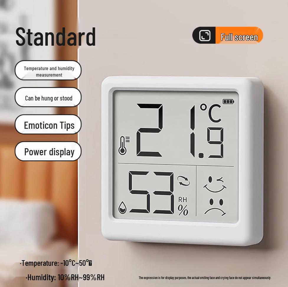 High-Precision Indoor Thermometer & Hygrometer for Baby Room