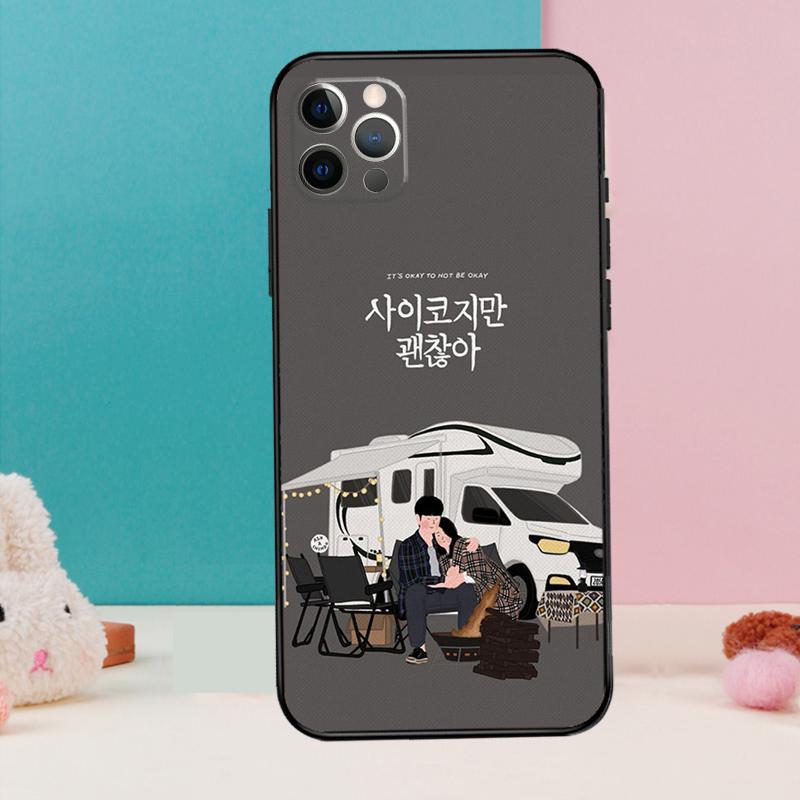 Koreanisches Drama Es ist okay, nicht zu sein Handyhülle für iPhone 17 Air 16 15 13 12 11 14 Pro Max 12 13 mini 15 16 Plus 16e Hülle Coque