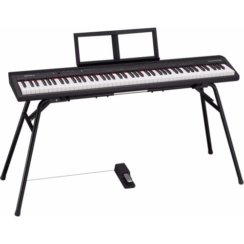 Roland GO-88P GO:PIANO88 Entry-Level Digital Piano with 88 Keys, Perfect for Beginners, Practice, Acoustic-Size Keys, Lightweight, Portable, Battery-P