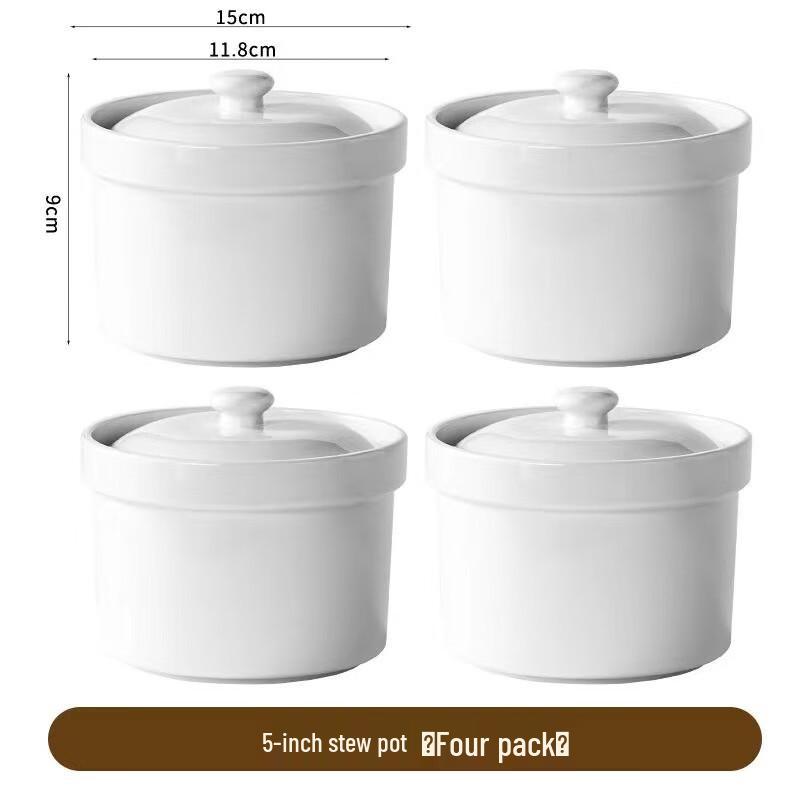 Wutuo Ceramic Double Boiler Stew Pot