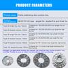 High Quality Stainless Steel Air Swirler For Waste Oil Burners Part Flame Stabilizer Disc Ring For Combustion Machine