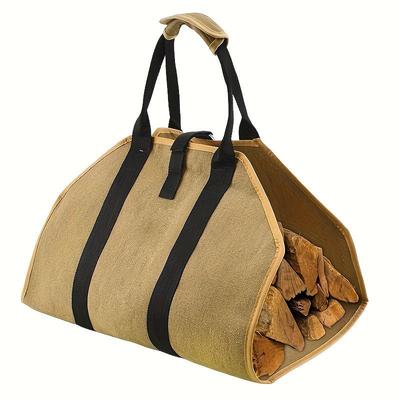 Winter Outdoor Firewood Storage and BBQ Collection Bag
