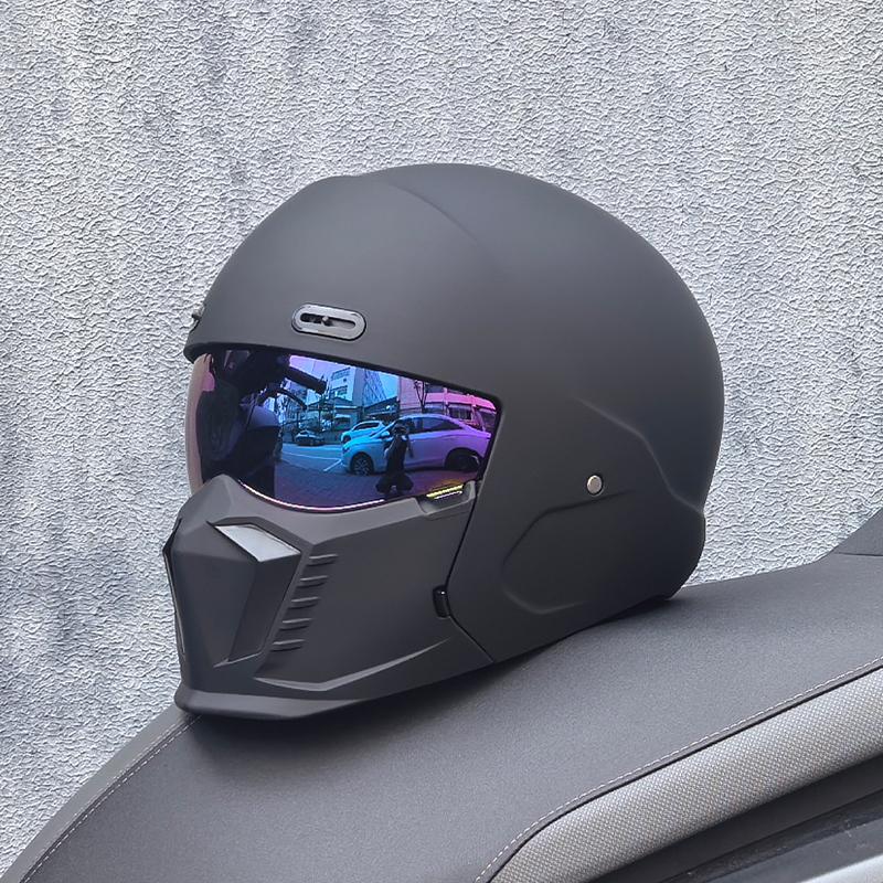 ORZ New Scorpion Retro Motorcycle Cascos Moto Locomotive Personality Multi-purpose Combination Helmet Half M L XL XXL XXXL