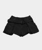 PLACE STUDIO Ösen-Gürtel-Set Cargotaschen-Schicht-Punkt-Baumwoll-Mini-Shorts_2 Farben