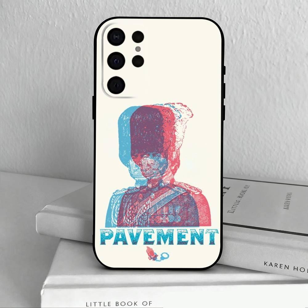 Indie Rock Band P-Pavement Phone Case For Samsung S25,S24,S21,S22,S23,S30,Ultra,S20,Plus,Others Soft Black Case