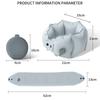 Neck Style Inflatable U-shaped Pillow with Inflatable Pot Portable Storage Travel Neck Pillow Long-distance Inflatable Pillow