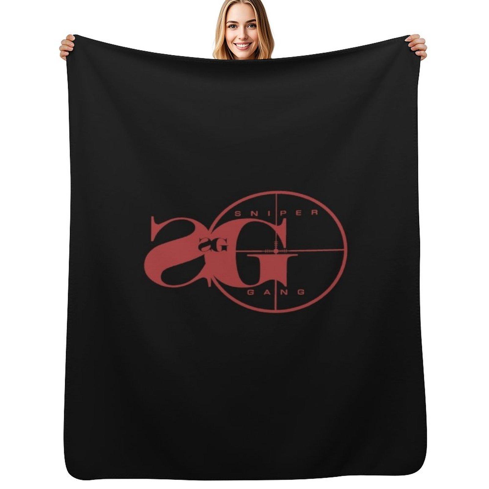 

Sniper Gang Throw Blanket Durable Warm Blanket for Daily Home Use 75x100cm