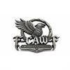 Raised 3D Relief Metal Car Badge Waterproof Raven Wing Car Sticker Car Emblem  Car Rear Decoration