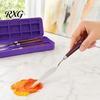 Color Mixing Spatula Set 5Pcs Palette Knife with 6 Paint Scraper, Stainless Steel Durable Scrapers Knife, Oil Metal Knives for Texture Art Blending