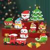 Christmas Building Block Series Santa Claus Reindeer Puzzle Assembling Bricks Table Decoration Children's Toys for Kid XMAS Gift