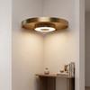 Wall Mounted Floating Wall Shelf Built-in LED Lights Wall Mount Shelf  Display Storage