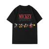 Disney Mickey Mouse Men's Casual Cartoon Print Short Sleeve T-Shirt Summer Casual Unisex Couples T-Shirt Y2k Parent-Child Outfit