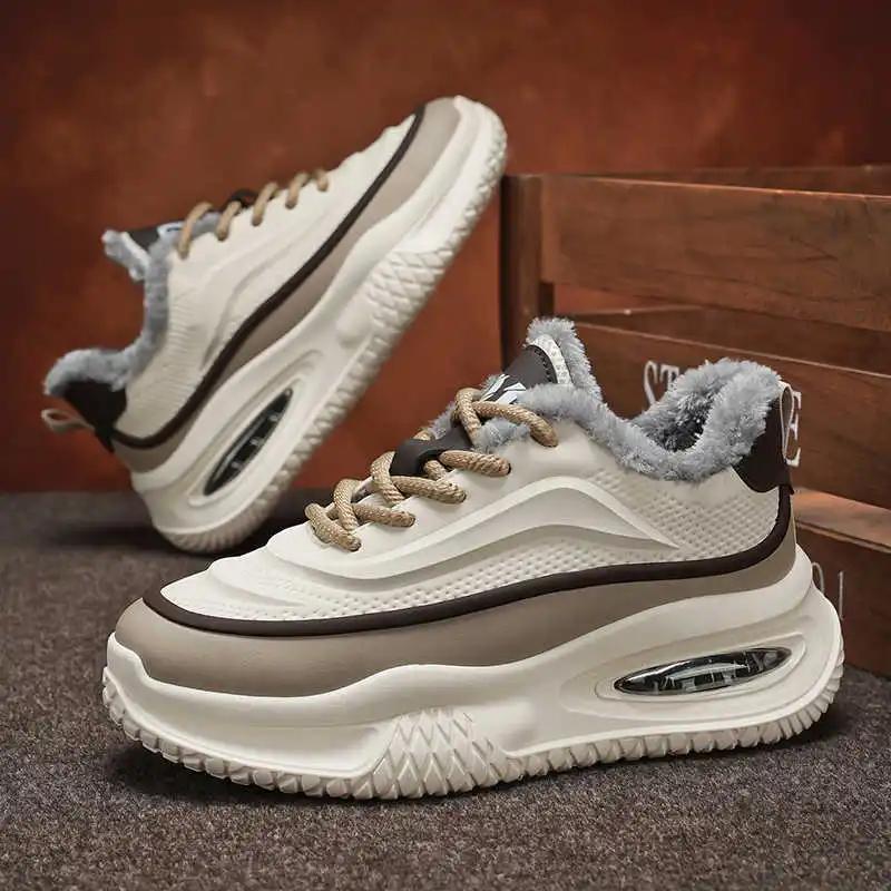 Fashion Furry Winter Women's Flat Shoes Female Loafers Red Fuchsia Sneakers Sport Special Special Use Shors Loafersy Vzuttya Tennes