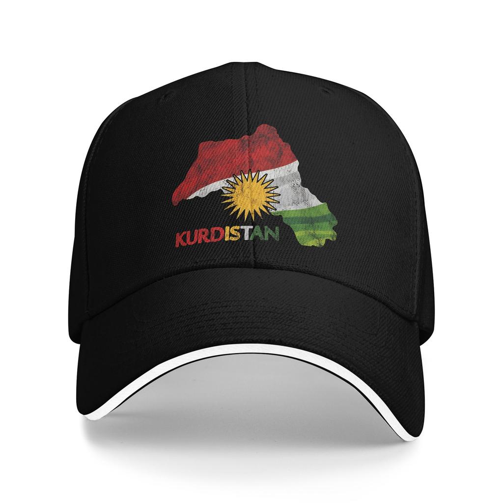 Kurdistan Flagge Lässige Baseballkappe Sommer Trucker-Kappe Dropshipping Outdoor-Sport Snapback-Kappe Herren Damen Mode Baseballkappen