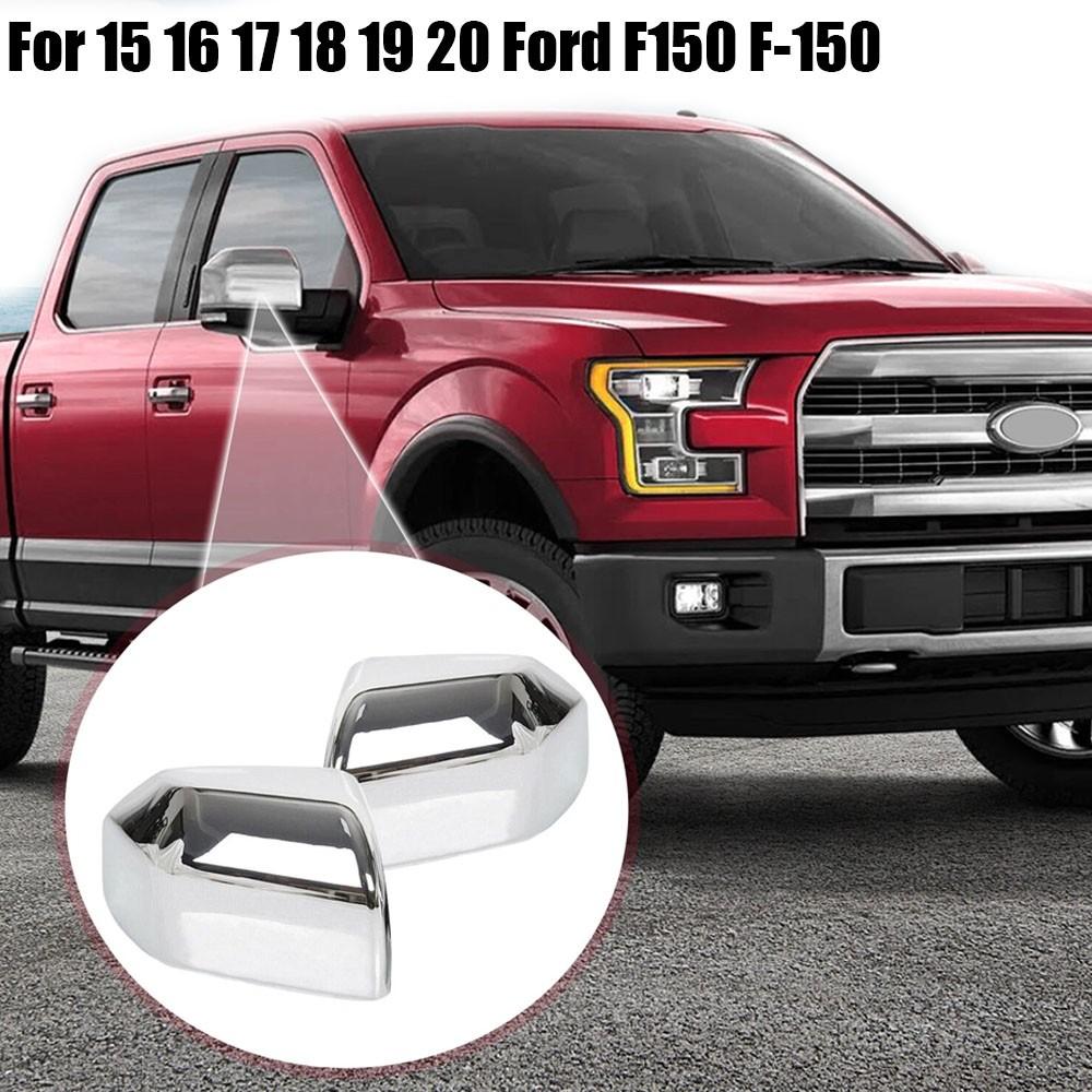 For 2015-2020 Ford F150 Truck Replacement Mirror Covers Cap Chrome