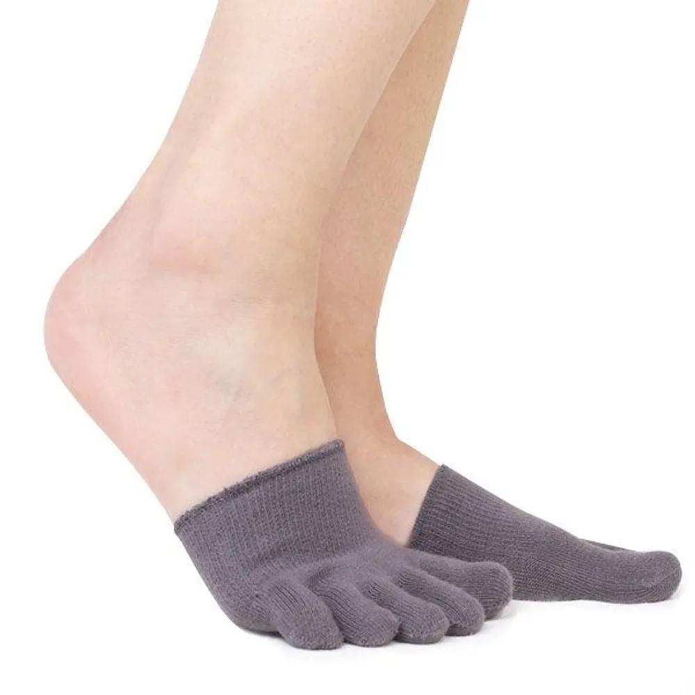 Pierre Cardin Men s  Women s Hidden Toe Socks 1 Pair Toe Half Socks Gray 1 pair unisex