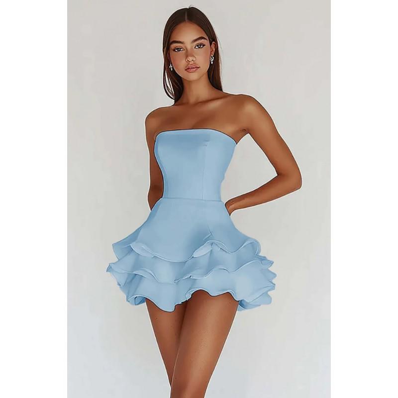 2026 Off Shoulder Sexy Strapless Short