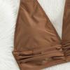 1011 new sexy dark seaside hot spring vacation split swimsuit INS waist European and American style hot spring must