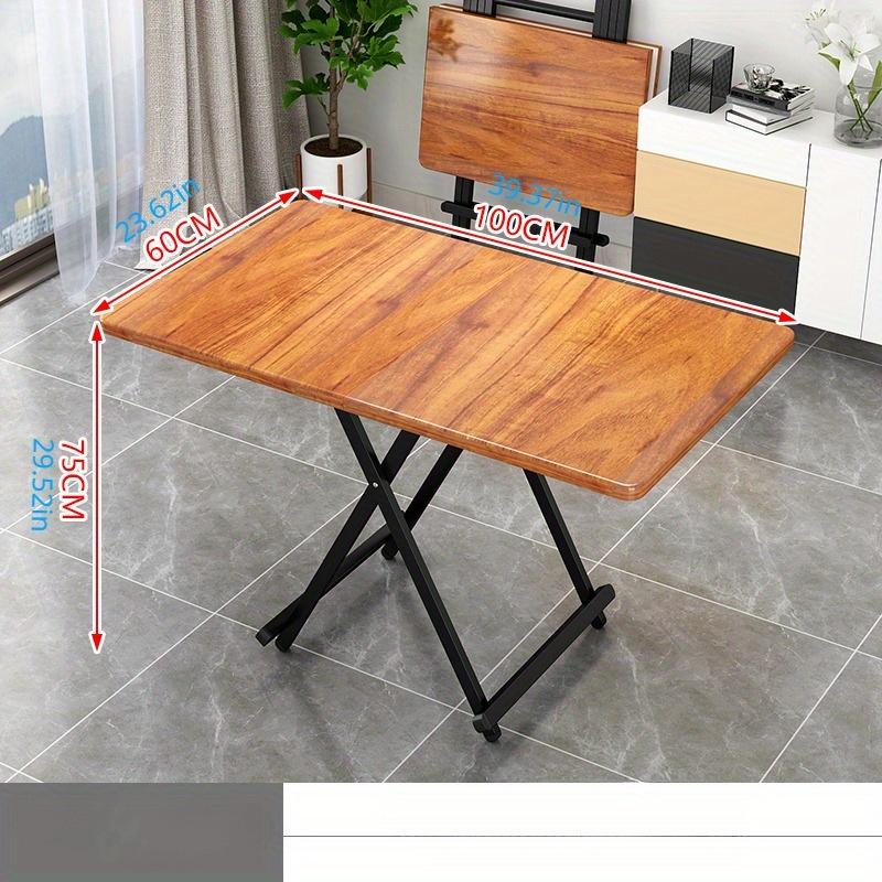 outdoor camping table, folding dining table, household rectangular simple dining table, outdoor portable street dining table