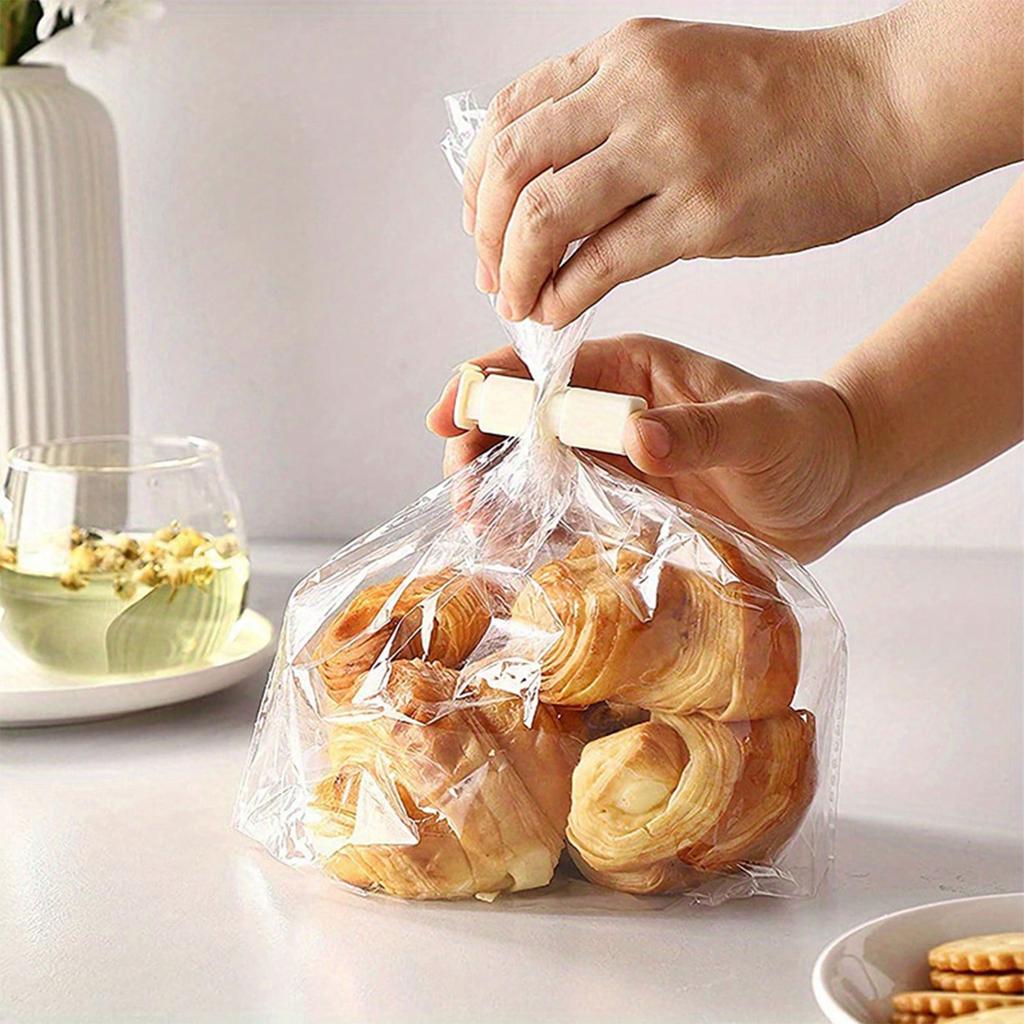 Clip Sigillanti per Sacchetti Alimentari, Strumenti Riutilizzabili per la Conservazione del Cibo Fresco Pinza Sigillante in Plastica Sacchetto Sigillante per Snack Pane Clip per la Conservazione della Cucina di Casa
