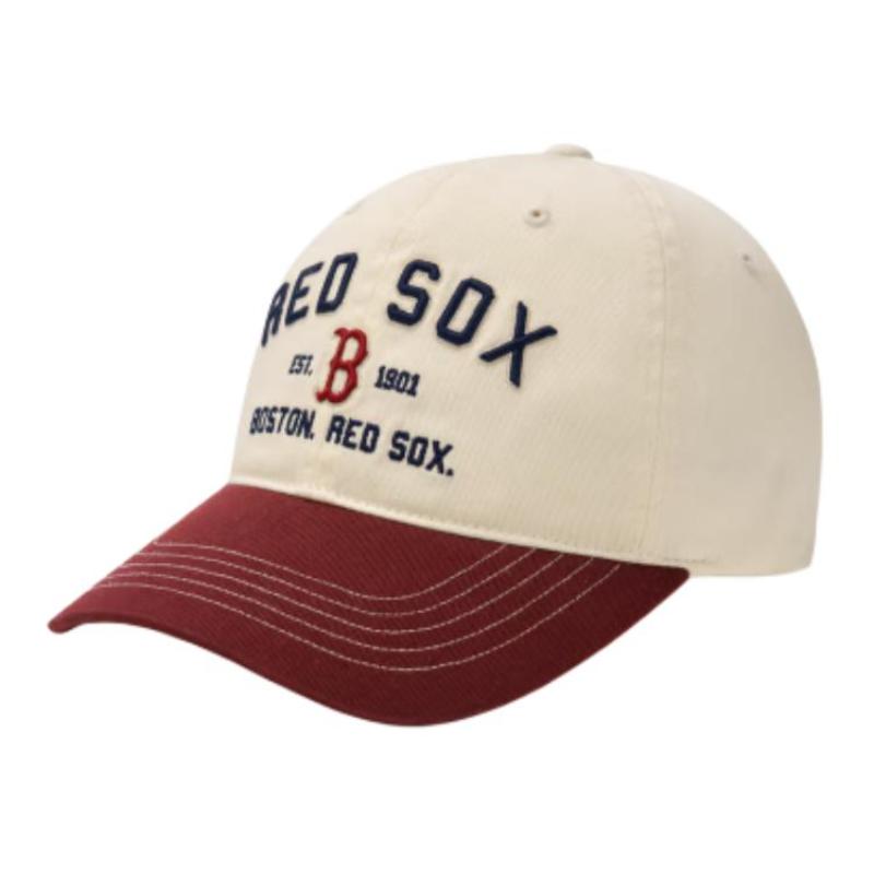 MLB 100% Хлопок Бейсболки Унисекс Кремовый Мода 3ACPV085N-43CRS F