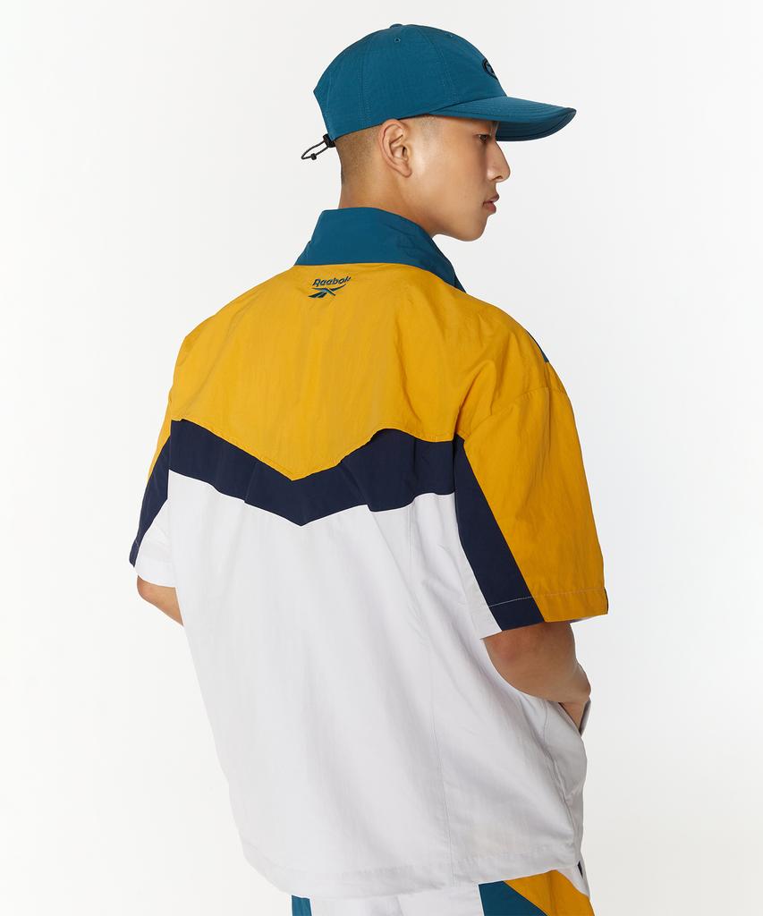Reebok Twin Vector Short Sleeve Anorak - Green